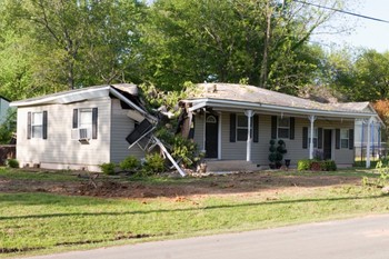 Storm Damage in Street, Maryland